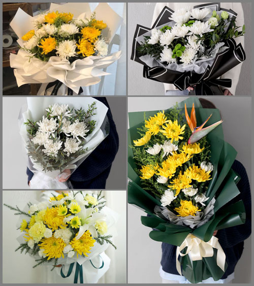 福建漳州龙海市东园镇茶斜村白事花束代送